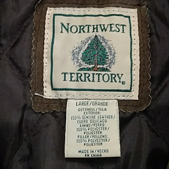 Northwest Territory Brown 100% Leather Suede - Picture 3 of 4